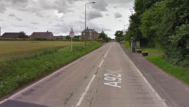 A92 at Freuchie - roadworks will be in place for 6 weeks. Pic: Google Maps