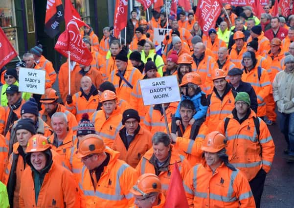The letter of intent signals good news for workers at BiFab. Pic: Jon Savage.
