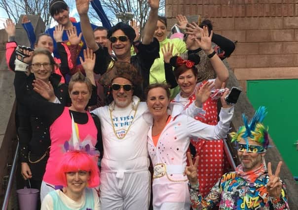 Leven Las Vegas Running Club members dress up to raise cash for Sport Relief.