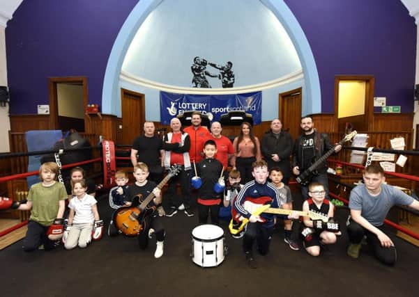 The gig will help Denbeath Boxing Club build an extension.