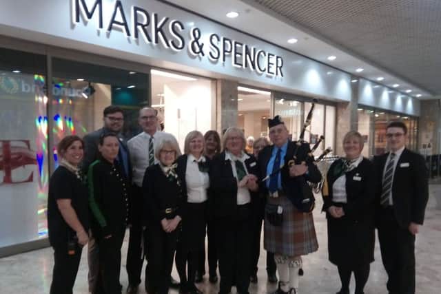 Staff at M&S in Kirkcaldy said farewell to Ellen Brand last Friday.