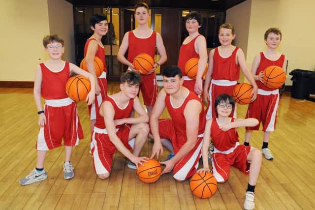 Members of the basketball team from High School Musical.  High School Musical. Pic:  David Wardle