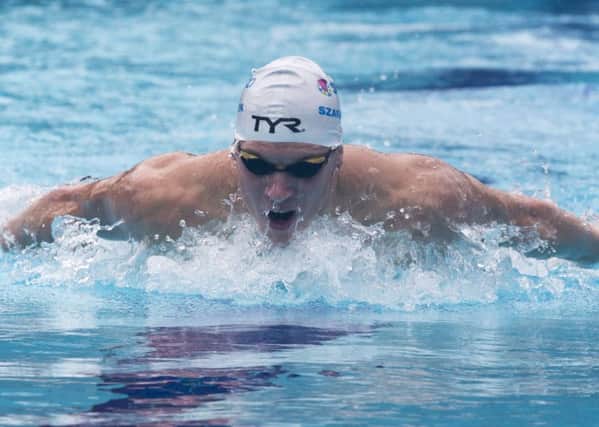 A silver medal on Australia's Gold Coast for Fife swimmer Mark  Szaranek in the Commonwealth Games.