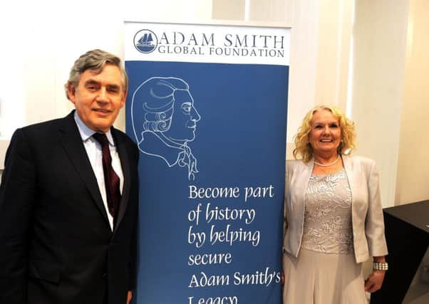 Former Prime Minister and Kirkcaldy MP Gordon Brown officially opened the Adam Smith Heritage Centre,  which was created by Adam Smith Global Foundation, in 2016. Pic: Fife Photo Agency.