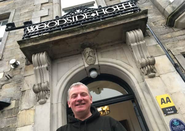 Woodside Hotel owner John McTaggart has big music plans earmarked for Aberdour.
