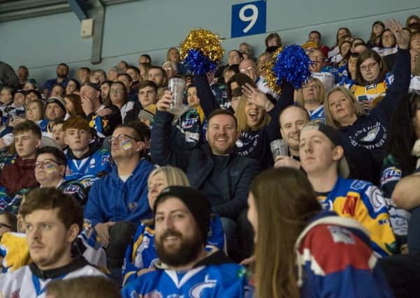 Fife Flyers fans at 2018 play-offs (Pic: Richard Davies)
