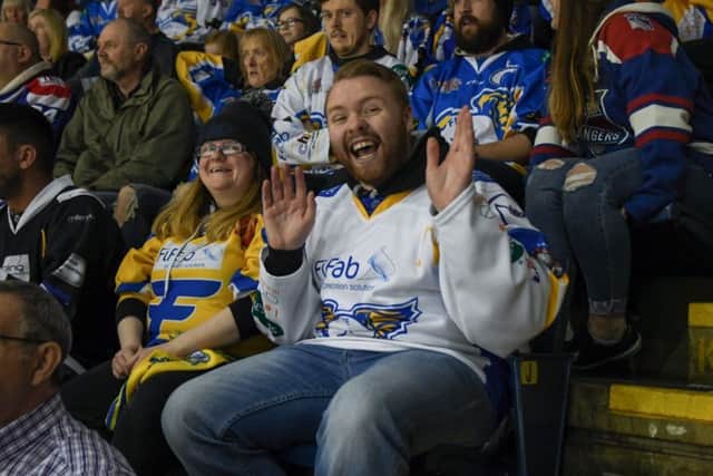Fife Flyers fans at 2018 play-offs (Pic: Richard Davies)