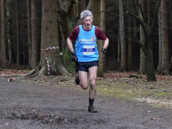 Tony Martin leads the way for the Falkland Trail Runners