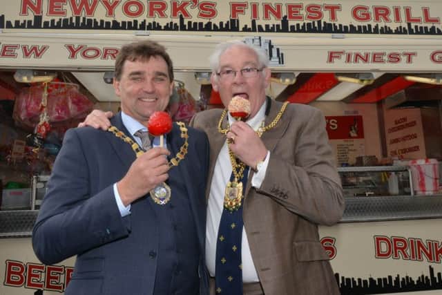 Provost Jim Leishman with Billy Hammond, chairman of the Showmen's Guild Scottish Section, at last year's event.