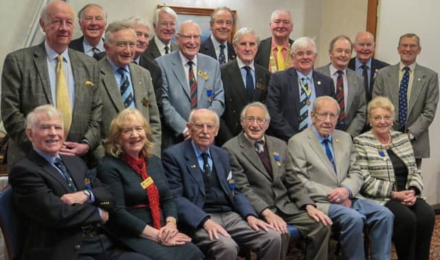 Past presidents at the St Andrews Rotary 90th anniversary lunch