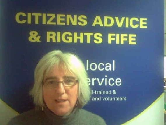 Norma Philpott of Citizens Advice and Rights Fife
