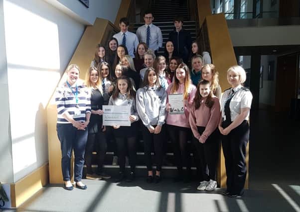 Pupils at Auchmuty HS raised funds for the Scottish SPCA.
