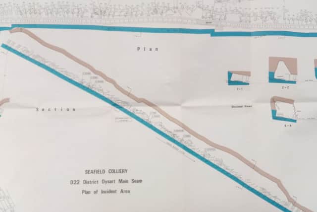 A diagram showing the locations of those found at the scene.