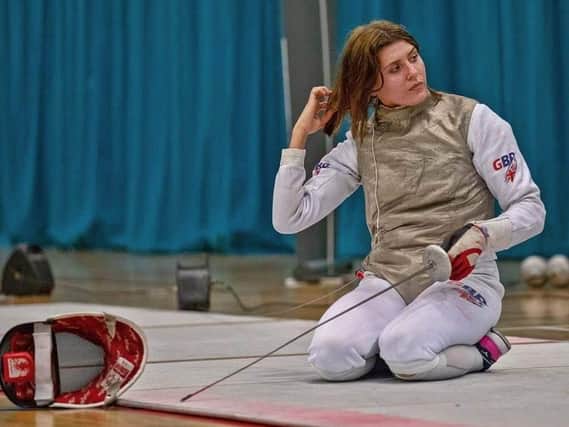 Fencer Chloe Dickson wins British Championships
