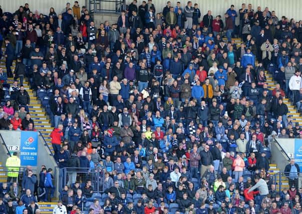 The stadium filled up quickly on Saturday. Picture: Fife Photo Agency