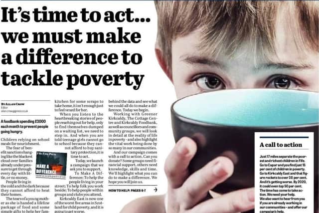 Fife Free Press poverty campaign