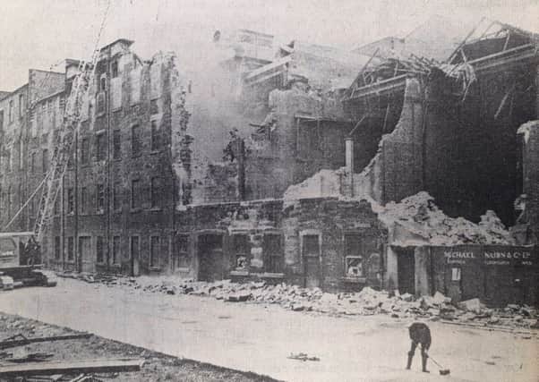 Demolition work at Nairn's in 1969