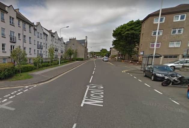 One of the incidents took place in Nicol Street, Kirkcaldy.  Pic Google Maps