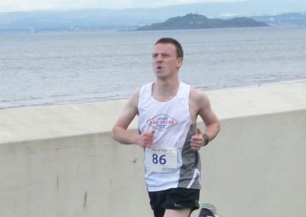 Bryan McLaren who set a new PB at the Scottish 5k Championships at Silverknowes.