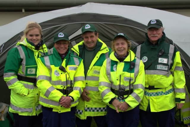 Members of the Trust at a motorbike convention
