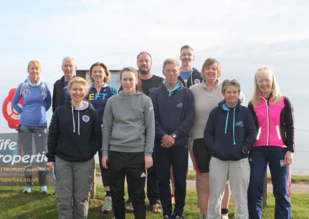 East Fife Triathlon Club members who competed at the St Andrews triathlon.