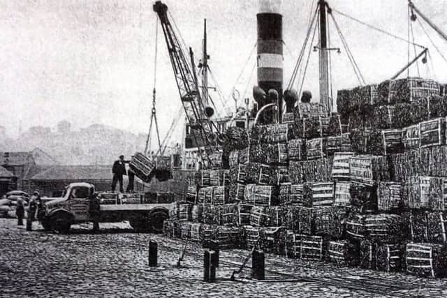 A shipment of cork for the linoleum trade. Pic: Kirkcaldy Civic Society.