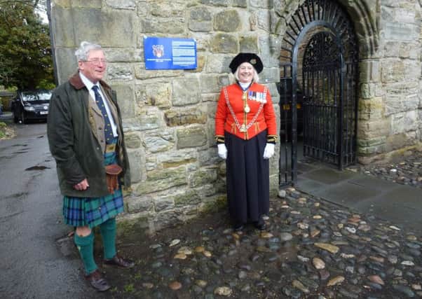 The plaques were unveiled in St Andrews.