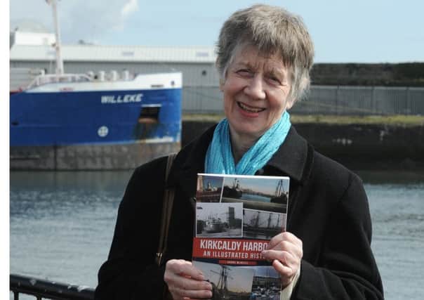 Author Carol McNeill who has published a book on the history of Kirkcaldy's harbour. Pic: George McLuskie.