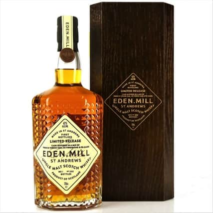The first whisky from Eden Mill Distillery has achieved a record sale.