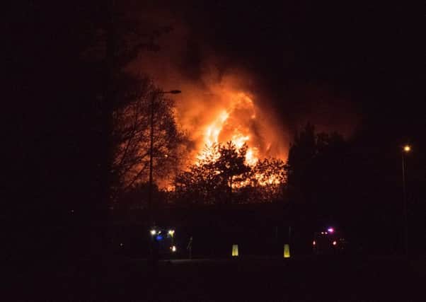 Fire at Southfield Industrial Estate (Pic: Janine Kondratowicz).