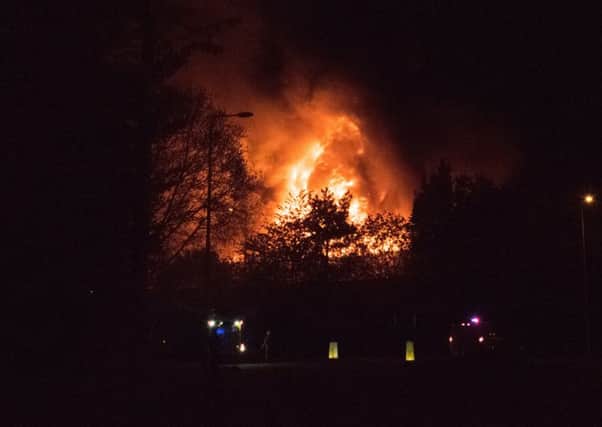 Fire at Southfield Industrial Estate (Pic: Janine Kondratowicz)