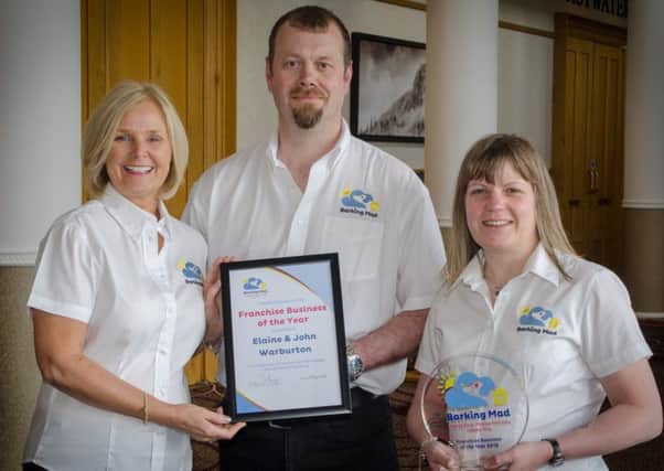 Barking Mad, Fife and Kinross, wins Franchisee of the  Year (Pic: Geoff Harris)
