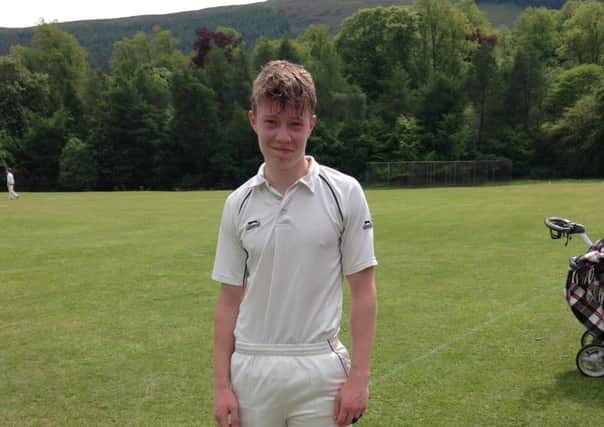 Man of the match  Euan Sloan was 139 not out.