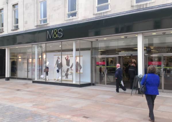 Kirkcaldy's High Street store has avoided the axe as M&S announced more than 100 of its shops are to close.