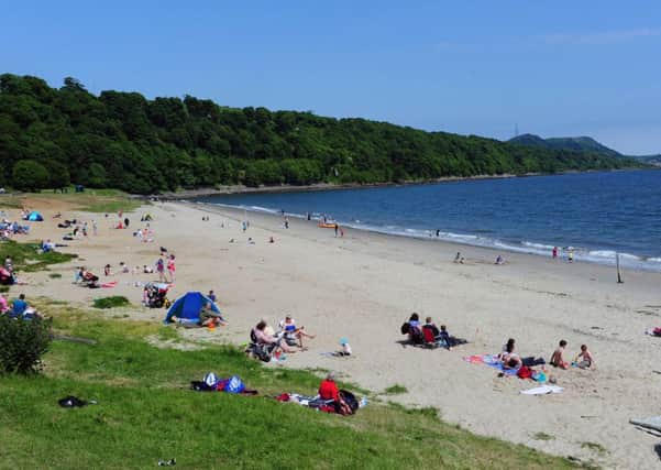 Police were called to the Aberdour beauty spot on Saturday.