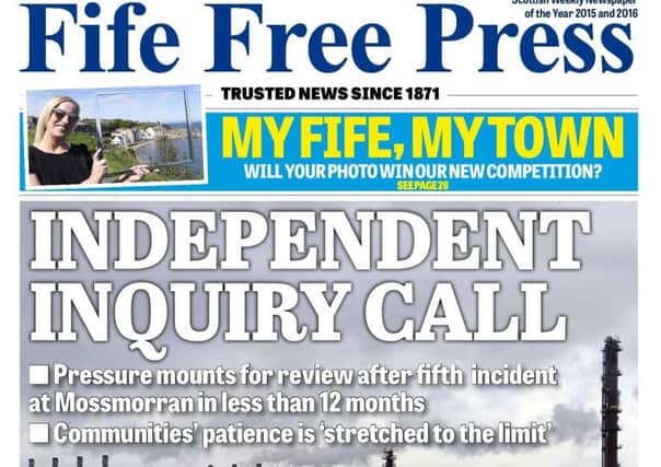 Fife Free Press, front page May 24, 2018
