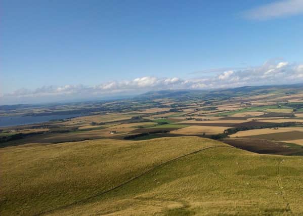 View from top of West Lomond Hill, Falkland