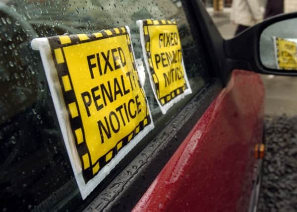 Kirkcaldy saw far more than its fair share of parking fines.