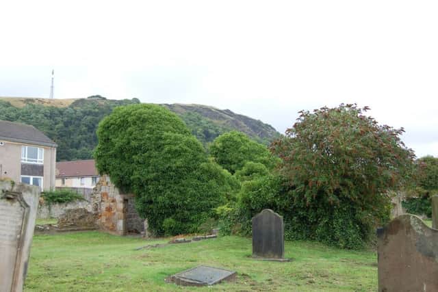 Kirkton Churchyard before its renovation