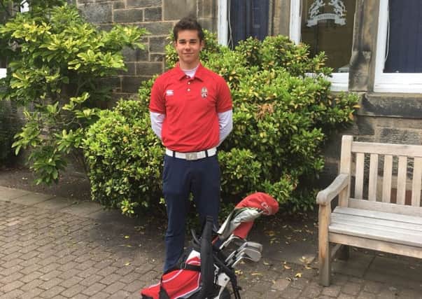 St Leonards student Pol Berge was chosen as marker in the St Andrews Links Trophy.