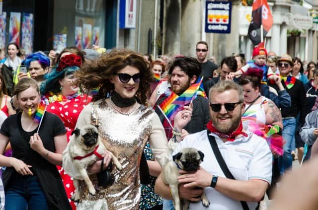 Last year's Fife Pride march