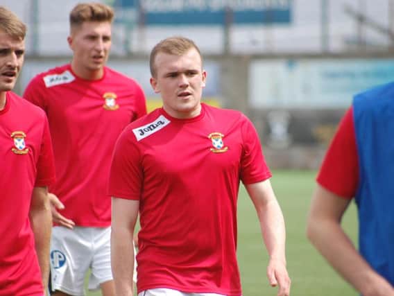 Liam Watt appeared for the Methil men for the first time in the 2-2 draw. Pic - Kenny Mackay.