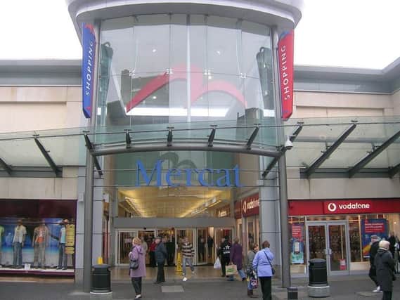 Maltman was found to have a knife at the Mercat Shopping Centre.