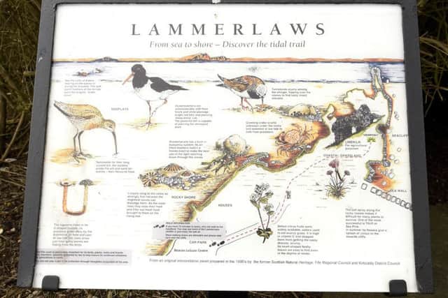 The new Lammerlaws information board