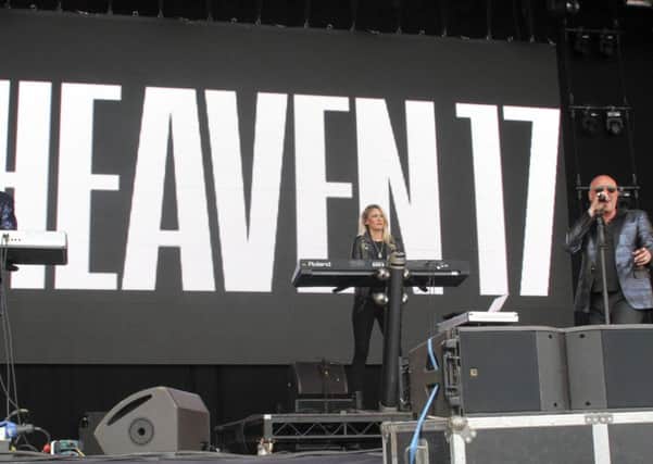 Heaven 17 on stage at Let's Rock Scotland (Pic: Steve Gunn)