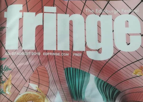 Cover of 2018 Fringe brochure