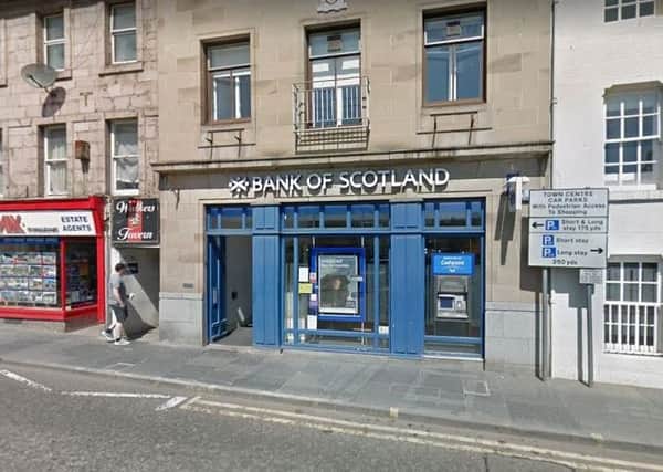 Bank of Scotland in Cupar. Pic: Google.