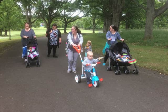 The walk for the tots was held as part of Kirkcaldy Walking Festival.