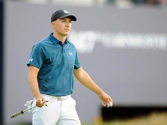 Jordan Spieth has put himself into a great position to retain the Claret Jug. Pic by Michael Gillen.