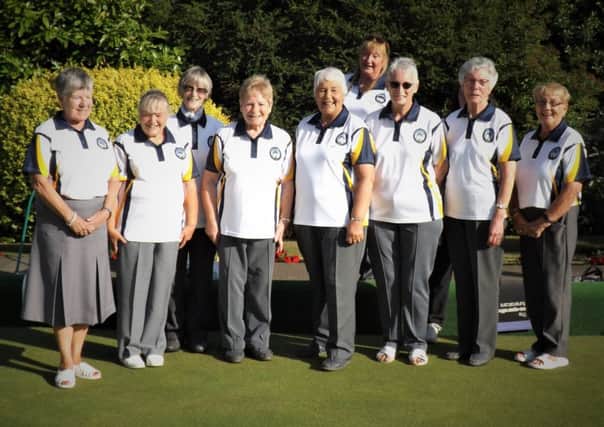 The new-look Kirkcaldy Bowling Club ladies.